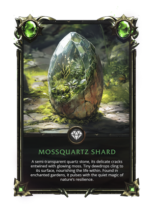 MOSSQUARTZ SHARD